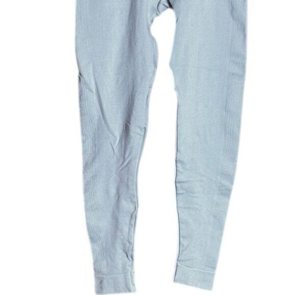 SET ACTIVE Sculptflex Athletic Blue Leggings Size Medium Yoga Running Workout 📦 - Picture 6 of 8